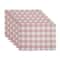 DII® Heavyweight Check Fringed Cotton Placemats, 6ct.